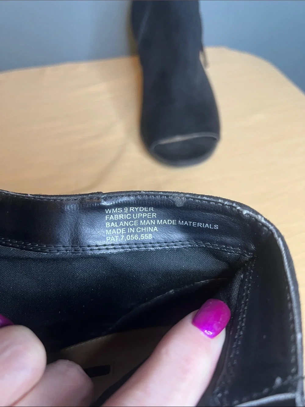 new directions black suede